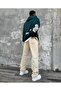 Men's Regular Fit Baggy Wide-Leg Black Jeans - 3