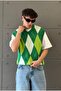 Argyle Patterned Sweater - 6