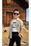 Boys' 3-Piece Linen Shirt Set (Shirt, T-Shirt, Trousers) - 2