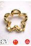 Flower Model Gold Metal Hair Clip – Stylish and Elegant Latch Clip 5 cm