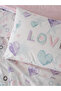 Teen Ranforce Duvet Cover Set Single Lovella Pink - 3
