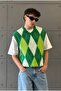 Argyle Patterned Sweater - 7