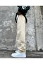 Men's Regular Fit Baggy Wide-Leg Black Jeans - 2