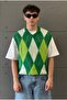 Argyle Patterned Sweater