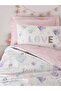 Teen Ranforce Duvet Cover Set Single Lovella Pink - 2