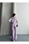 Women's Hooded Striped Sweatshirt Flared Leggings Two-Piece Set - 8