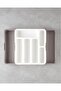 Double-Sided Extendable Practical Cutlery Holder for Drawer, Organizer, Sliding Cutlery Holder
