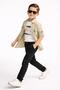 Boys' 3-Piece Linen Shirt Set (Shirt, T-Shirt, Trousers) - 4