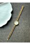Retro Minimal Metal Strap Vintage Women’s Wristwatch Gold - 6