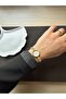 Retro Minimal Metal Strap Vintage Women’s Wristwatch Gold