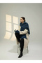 Women's Knitwear Knitted Shawl Scarf - 4
