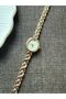 Retro Minimal Metal Strap Vintage Women’s Wristwatch Gold - 3