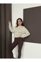 Eteği Slit Hooded Women's Sweatshirt - 4
