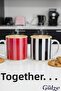 Aura Model Porcelain Senli̇ Benli̇ Mug Cup, Special Design, 300 ml (2 Pieces)