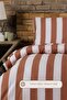 Brad Duvet Cover Set Double Digital Printed 100% Cotton Satin 3 Piece (200X220 cm) Coffee - 3