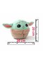 2-Pack Baby Yoda Plush Pillow 20 cm |   S. Wars Mandalorian Furry Baby Yoda Toy - 8