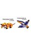 2-Piece Dinosaur Building Set - Educational Block Toy with Triceratops and Pterodactyl Figures (139 Pieces) - 3