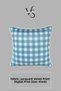 Throw Pillow Cover 2-Piece Spring Themed 45X45 Raschel Knitted Velvet Digital Printing White Piped - 6
