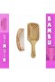 100% Natural 2-Piece Boxwood Comb and Bamboo Comb Set