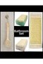 4-Piece Natural Horsehorsehair and Pumpkin Fiber Bath Set (Back Brush, Ocean Soap, Lavender Soap, Handle Bag)