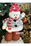 Cute Christmas Decoration Snowman with Extended Legs 30cm 45cm Ornament - 2