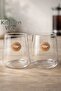 Borosilicate 2-Piece Glass Soft Drink Cup 450ml Heat Resistant Transparent Glass Cup Set Kw-1047 - 2