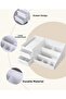 Rose Large Size XL 28 cm Makeup Cosmetic Perfume Cream Serum Organizer with Drawers Organizer White - 8