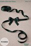 Emerald Green Satin Ribbon 2 cm 10m - Bohça, Nikah, Nişan, Çeyiz, Hediye, Süsleme, Doğum Günü, Parti