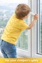 Baby Child Pimapen Pvc Door Window Safety Protection Lock Latch Glass Lock White (4 Pcs) - 3