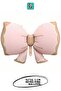 Retro Pink Bow Figured Foil Balloon 92×58.5 cm Birthday Party Decoration