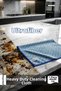 Imported Ultrafiber Hard Dirt Cleaning Cloth and Scrubbing Cloth Blue Color Cloth 40X40 cm - 300 Gsm