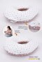 Breastfeeding Pillow, Breastfeeding Bib Set - Cotton Fabric - Powder Star - 3