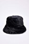 Black Plush Bucket Women's Hat Twoaw26Sp00002