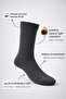 Ducks Socks Smoked Men's 3-Piece Stitch-Free Heat Protective Thermal Winter Towel Socks - 4