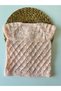 Hand Knitted Handmade Wool Yarn Knitted Baby Girl Vest Baby Gift - 5