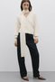 Knitwear Scarf Knitted Cardigan Ecru - 2