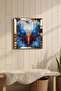 Gold Framed Bald Eagle Themed Decorative Mdf Wall Clock - 4