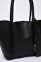 Black Shk122 Faux Leather, Snap Fastener, Makeup Bag, Wallet, Hand, Arm and Shoulder Bag - 5
