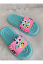 Bird Patterned Pink Anatomical Sole Non-Slip Plastic Girl's Pool Sea Beach Home and Street Slippers - 4