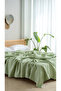Waffle Pike Bedspread Double Size - 100% Cotton Lightweight 4 Seasons Airy High Quality Quilts