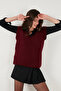 V-Neck Knitted Sweater Sweater 4616105Y - 5