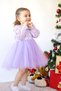 Girls Baby Kids Lace Laced Birthday Party Wedding Special Occasion Tulle Lined Princess Ball Gowns Dress - 5