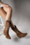Rhifthil Women's Boots 00125001 Tan Suede - 4