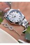Brand Yellow Silver Color Women's Wristwatch - Bracelet 0850dkl011173