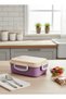 Lunch Box 2 Compartments Stainless Steel - 4