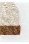 Quality Pieces from Çelebi Store Color-Blocked Baby Boy Knitwear Beanie - 3