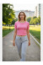 Women's Waist Fitted Crop T-Shirt