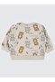 Teddy Bears Printed 6-18 Months Sweatshirt - Ivory - 2