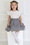 Girl's Kyle Sleeveless Blouse Plaid Flared Skirt Buckle Bottom Top Set - 7