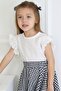 Girl's Kyle Sleeveless Blouse Plaid Flared Skirt Buckle Bottom Top Set - 5